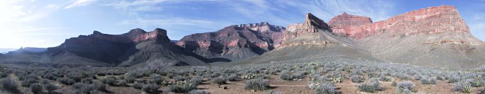 Tonto Trail panorama, Boulder Canyon, 2005